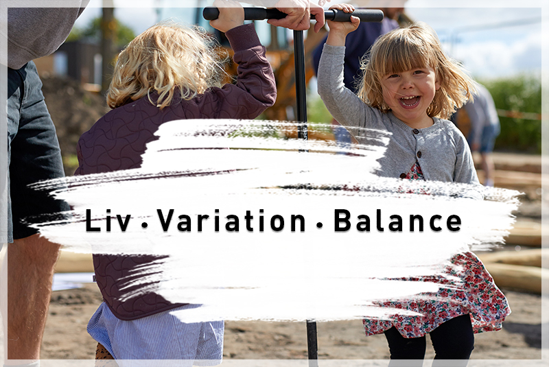 Værdierne i Nye - Liv, variation og balance